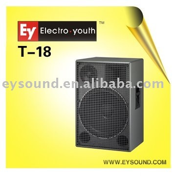 pro audio pro speaker 18" speaker T18