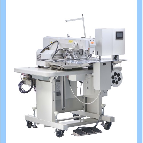Industrial computerized sewing machine for shoe making