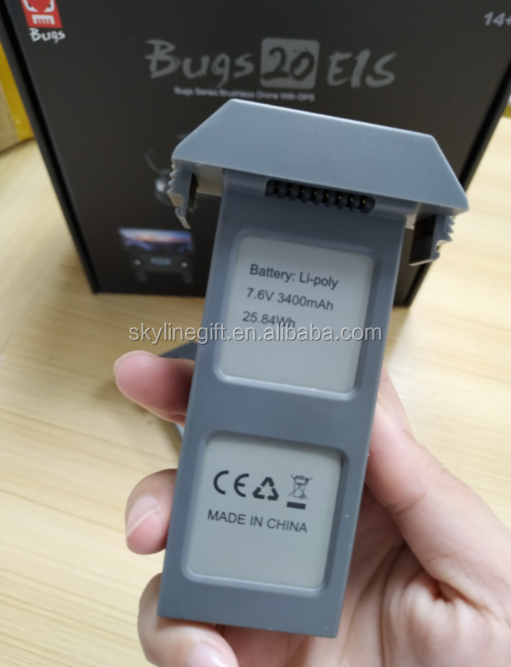 Original 7.6v 3400mah Li-po Battery For Mjx Bugs B20 GPS brushless Drone Battery Rc Drones Spare Parts