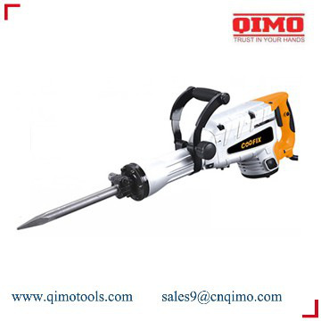 china electric demolition hammer 75mm 2400w 1400r/m qimo power tools