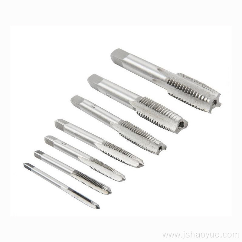 8PCS Thread Metric Machine Hand Taps Set