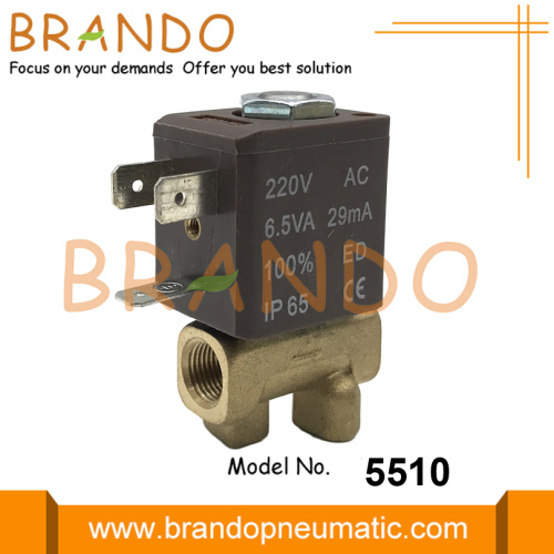 5510 Valvola del solenoide in ottone di tipo ceme G1/8 &#39;&#39; 220V