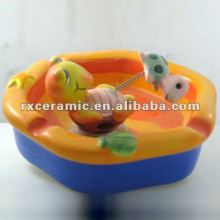 hand-painted ceramic ashtray -Turtle