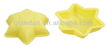 star shaped silicone cake mold