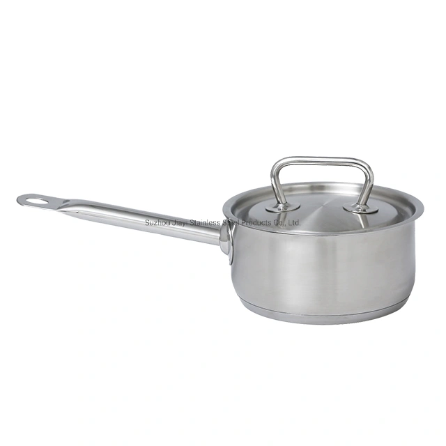 Pabrik Direct Triply Saucepan Casserole SUS304 Antilengket Pan untuk Dapur