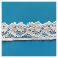 Rayon spandex narrow width flower lace edge 2.7CM