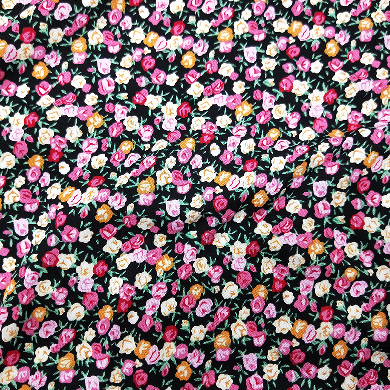 Factory ready goods small floral cute designs cotton printed twill children's cartoon cotton twill fabric