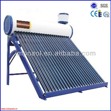 installation of solar water heater