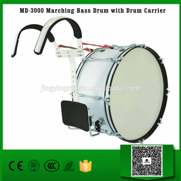 MD-3000 Marching Bass Drum with Drum Carrier