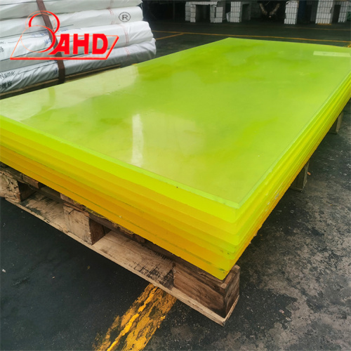 Hoog elastisch 1 mm 2 mm polyurethaan 300*300 mm 500*500 mm 1000*1000 mm PU Plastic blad voor de bouwindustrie