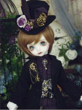 BJD Clothes [Purple Rabbit] Suit For MSD Doll