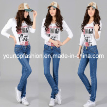 Hot Sell Ladies Branded Jeans,Womens Designer Jeans