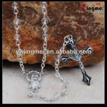 4mm white faceted crystal catholic supply rosary meaning