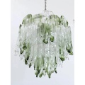 Nouveau design Lobby Glass LED Chandelier Pendant Lampe