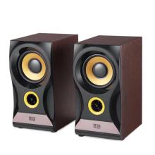 Wooden 2.0 Wired Speakers for Desktop and Laptop Computers