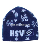 Hot selling Custom 100% acrylic knit beanie hat , knit beanie