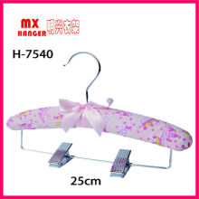 hot satin cloth hangers,clothes satin hangers,satin hangers