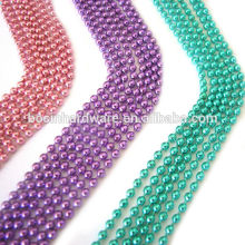 Popular Good Quality Metal Colored Ball Chain Bulk