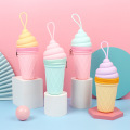 Silicone Pencil Case Ice Cream Shape Pen Bag