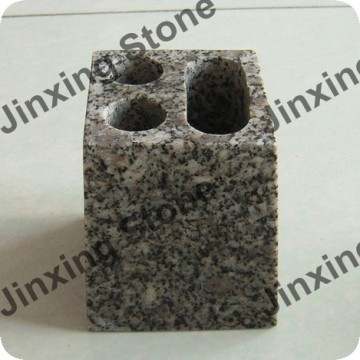 Natural Granite Toothbrush Holder Stone Bathroom Accessories