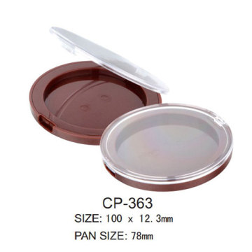 Plastic Round Cosmetic Compact Packaging