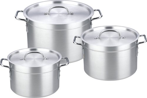 6 Piece Outdoor Travel Cooking Aluminum Cookware Pot Set