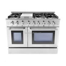 48" 6 burners range HRG4804U convection lpg gas ovens