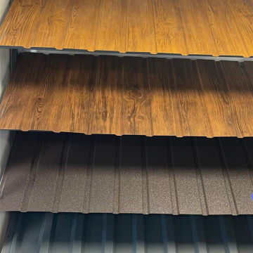 3D Teak Wood Printech Galvanized Fence Sheets