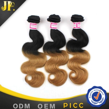 Wholesale virgin brazilian hair 6a ombre body wave hair