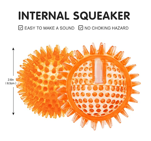 Squeaky Dog Balls Toy 2