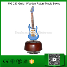 MG-233 Guitar Wooden Rotary Music Boxes