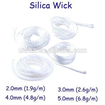 THC glass fiber wick/silica wick for ecig in 2mm 3mm 4mm 5mm
