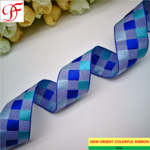 Color Yarns Weaving Gingham Ribbon Double/Single Face Satin Sheer Organza Taffeta Hemp Metallic Ribbon for Wrapping/Decoration/Gifts