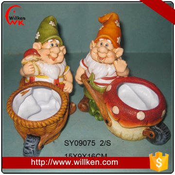 Wholesale lawn gnome statue giant inflatalbe gnome for garden decortion