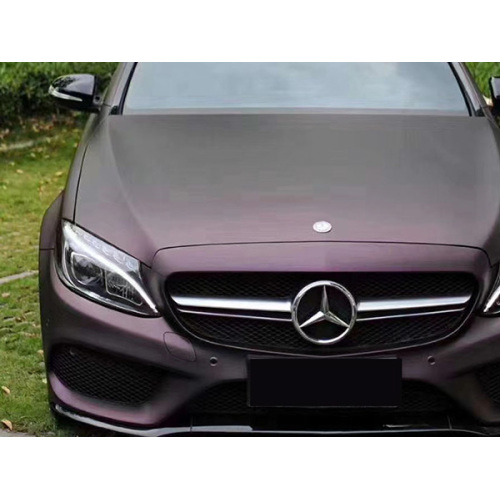 Matte Simbi Yemafashama Purple Car Vinyl Kuputira