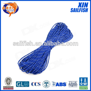 blue color rope string pp danline rope color nylon rope