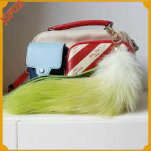Fluffy Custom Colour Fox Fur Accessory Fur Tail Keychain