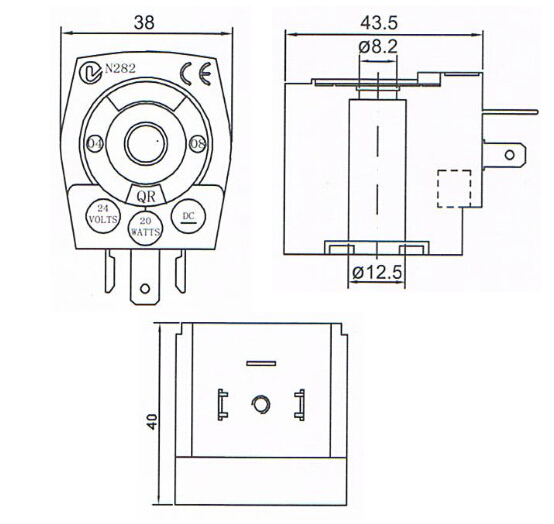 cy123 coil drawing