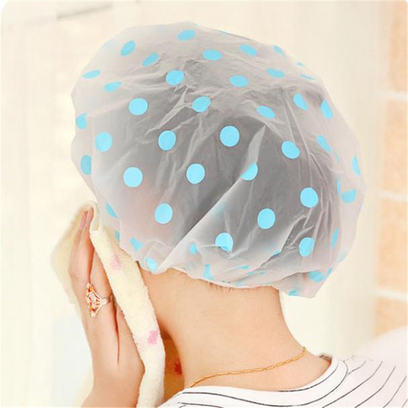 Ladies Bathroom bathing waterproof shower cap wholesale