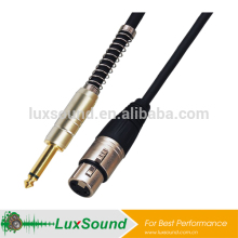 XLR cable, 6.3 jack to XLR mic cable, professional microphone cable