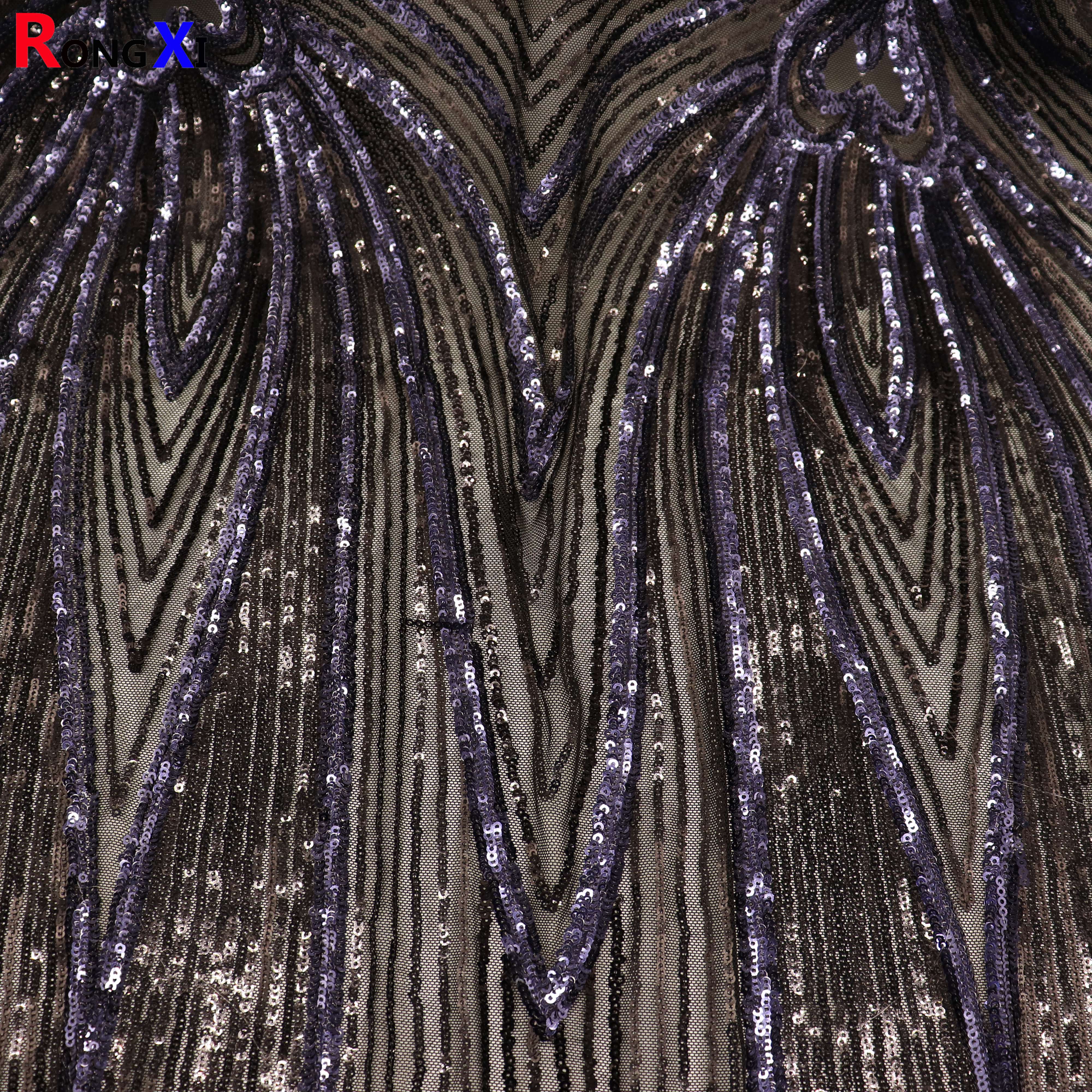 RXF1730 3mm Professional Ombre Sequin Dress Made In China