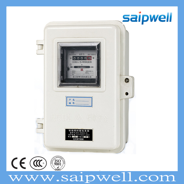 SAIP/SAIPWELL New Product Prepaid Electricity Meter Manufacturers Metal Enclosure Metal Water Meter Box