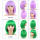 Natural Wave Straight Bob Cosplay Wig For Party