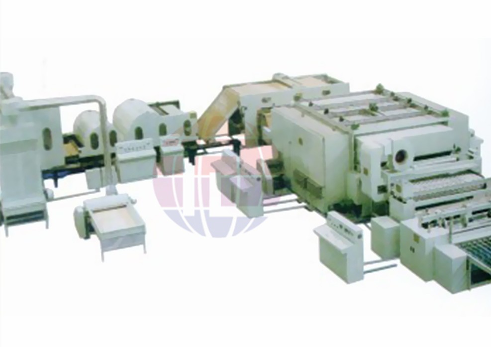 TLD-250 Production line of thermal bonded cotton fiber bale opening machine