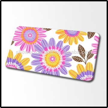 Sunflower Printed PVC Bath Mat
