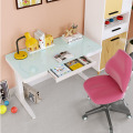 Bureau d&#39;ordinateur en verre bureau debout intelligemment