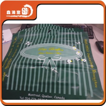 promotional strong printed logo bag pastic clothing