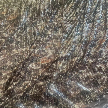 Sọc sọc in 3 mm lạ mắt spangle trên vải kéo dài