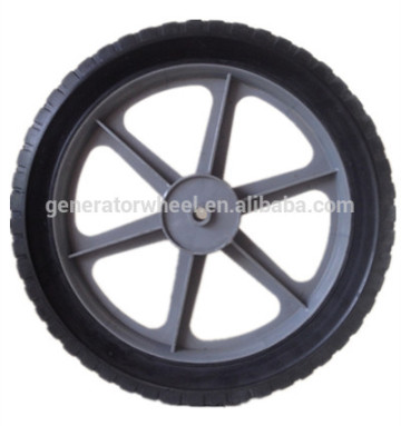 14 inch solid rubber wheels for hand trolley /hand cart / push cart, trolley
