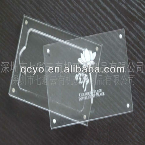 Magnetic acrylic photograph frame